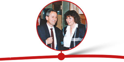 Timeline image of Josef and Gisela Thannhuber in 1987.