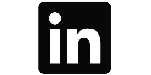 LinkedIn icon.