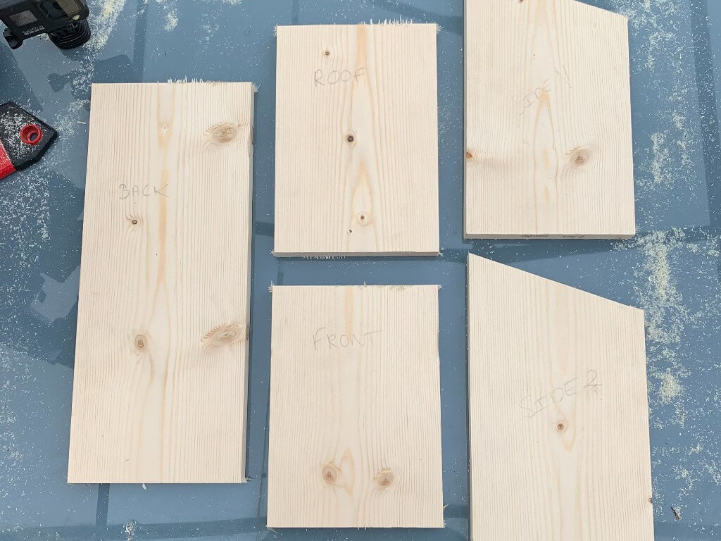 Pieces of wood.